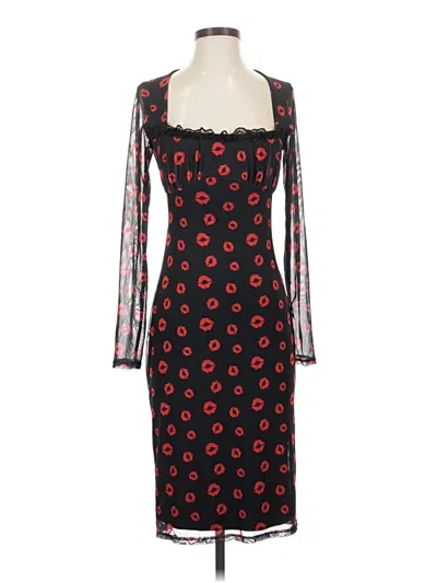 Pre-owned Bebe Cocktail Dress In Black