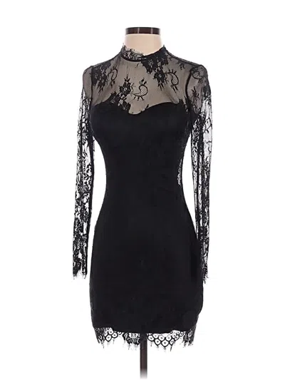 Pre-owned Bebe Cocktail Dress In Black