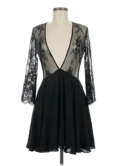 Pre-owned Bebe Cocktail Dress In Black