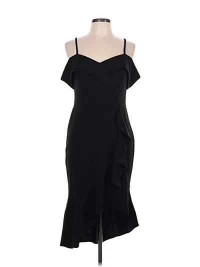 Pre-owned Bebe Cocktail Dress In Black
