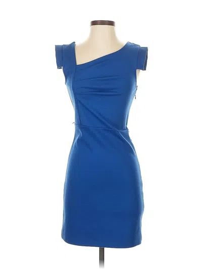 Pre-owned Bebe Cocktail Dress In Blue