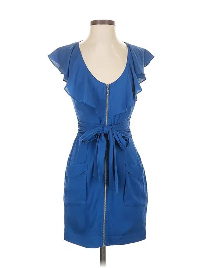 Pre-owned Bebe Cocktail Dress In Blue