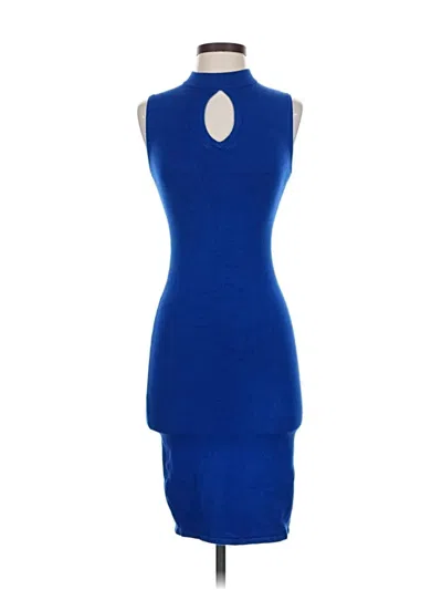 Pre-owned Bebe Cocktail Dress In Blue