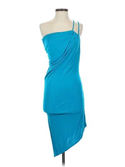 Pre-owned Bebe Cocktail Dress In Blue
