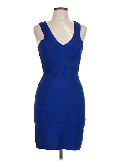 Pre-owned Bebe Cocktail Dress In Blue
