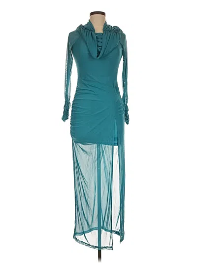 Pre-owned Bebe Cocktail Dress In Blue