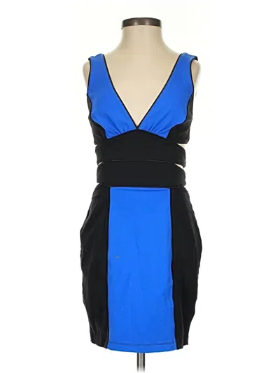 Pre-owned Bebe Cocktail Dress In Blue