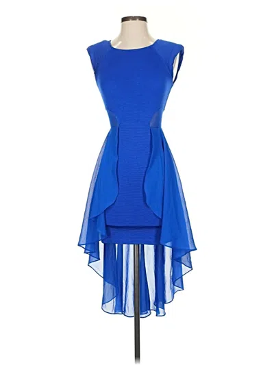 Pre-owned Bebe Cocktail Dress In Blue