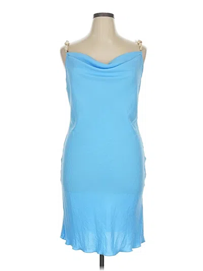 Pre-owned Bebe Cocktail Dress In Blue