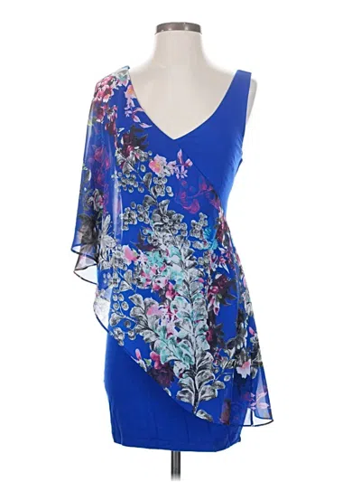 Pre-owned Bebe Cocktail Dress In Blue