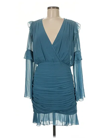 Pre-owned Bebe Cocktail Dress In Blue