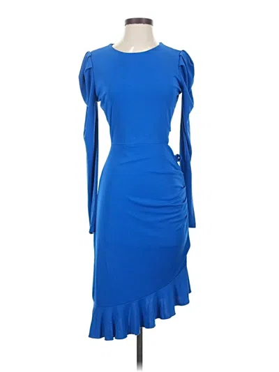 Pre-owned Bebe Cocktail Dress In Blue