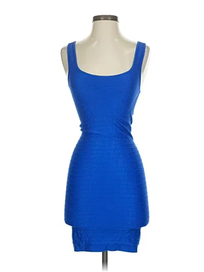 Pre-owned Bebe Cocktail Dress In Blue