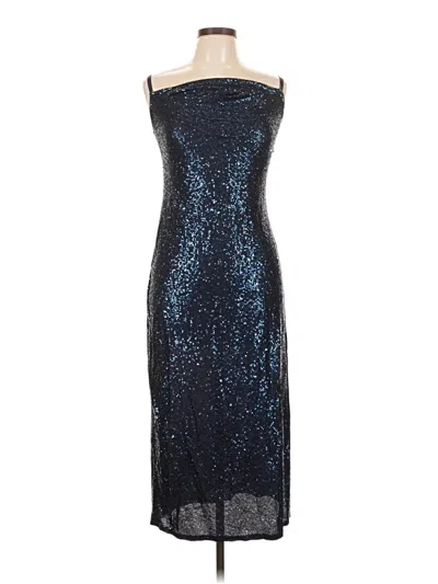 Pre-owned Bebe Cocktail Dress In Blue