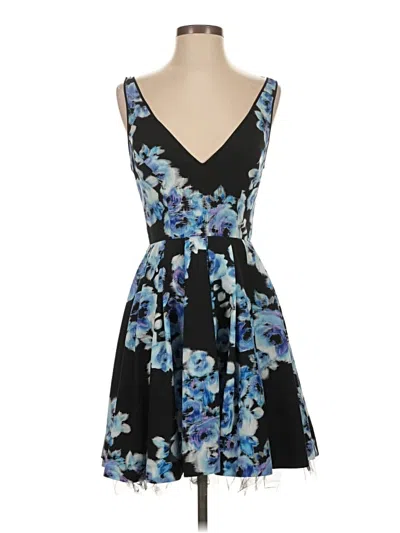 Pre-owned Bebe Cocktail Dress In Blue