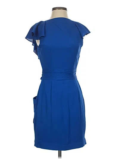 Pre-owned Bebe Cocktail Dress In Blue