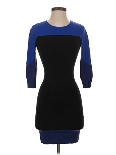 Pre-owned Bebe Cocktail Dress In Blue