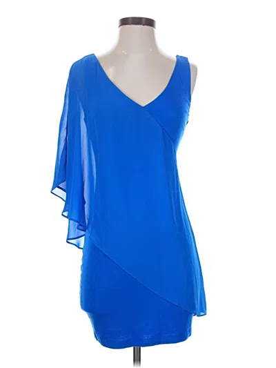 Pre-owned Bebe Cocktail Dress In Blue