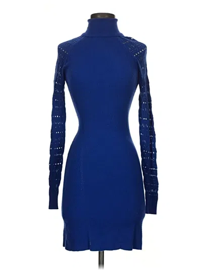 Pre-owned Bebe Cocktail Dress In Blue