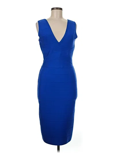 Pre-owned Bebe Cocktail Dress In Blue
