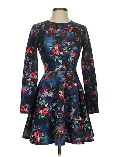 Pre-owned Bebe Cocktail Dress In Blue