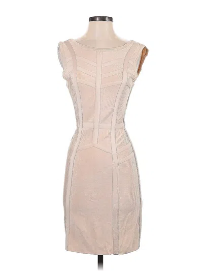 Pre-owned Bebe Cocktail Dress In Brown