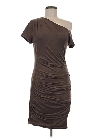 Pre-owned Bebe Cocktail Dress In Brown