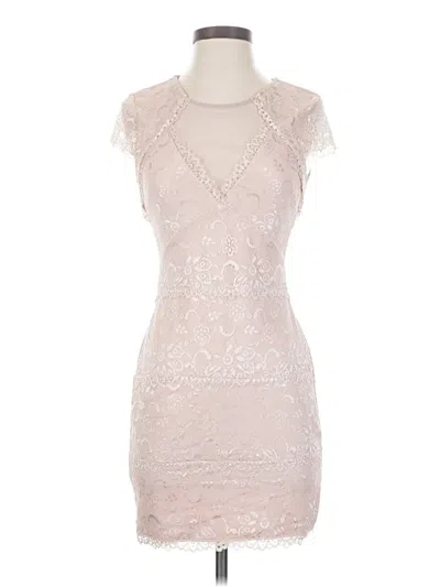 Pre-owned Bebe Cocktail Dress In Brown