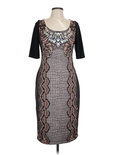Pre-owned Bebe Cocktail Dress In Brown