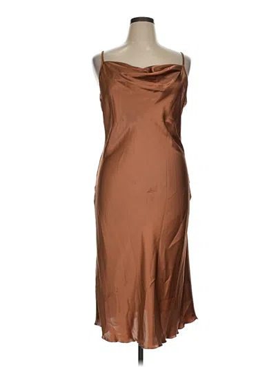 Pre-owned Bebe Cocktail Dress In Brown