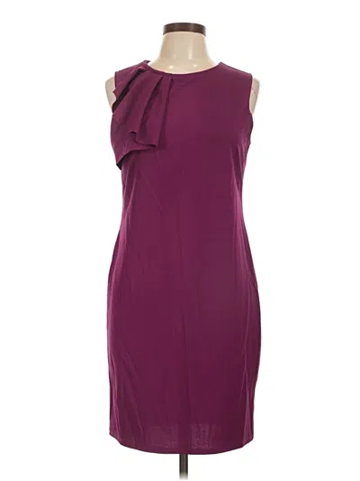 Pre-owned Bebe Cocktail Dress In Burgundy