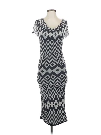 Pre-owned Bebe Cocktail Dress In Gray