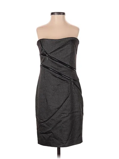 Pre-owned Bebe Cocktail Dress In Gray