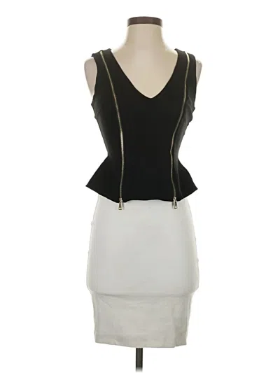 Pre-owned Bebe Cocktail Dress In Gray