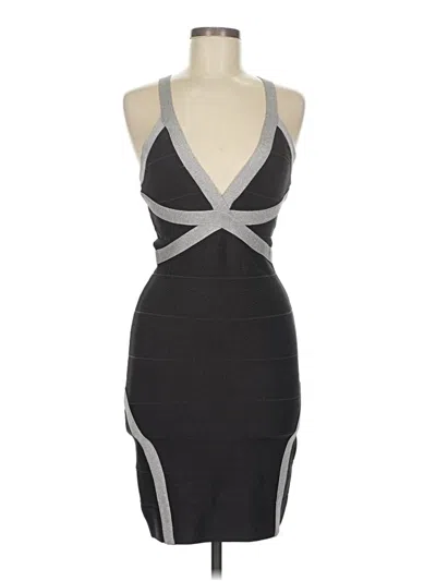 Pre-owned Bebe Cocktail Dress In Gray