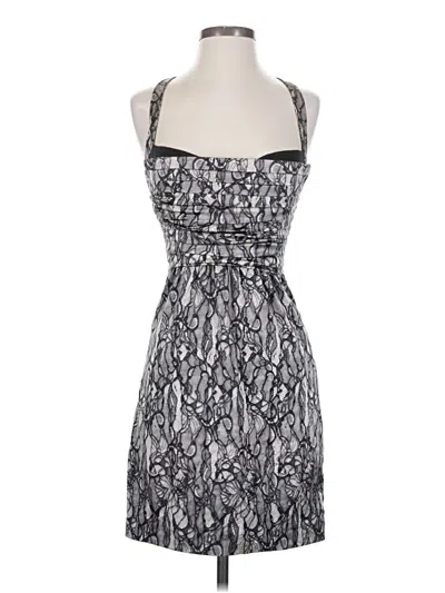 Pre-owned Bebe Cocktail Dress In Gray
