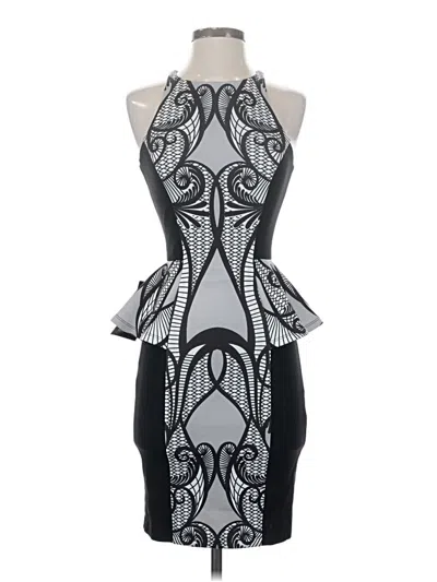 Pre-owned Bebe Cocktail Dress In Gray