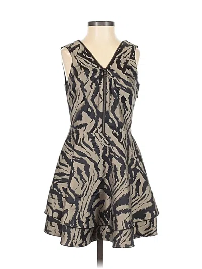 Pre-owned Bebe Cocktail Dress In Gray