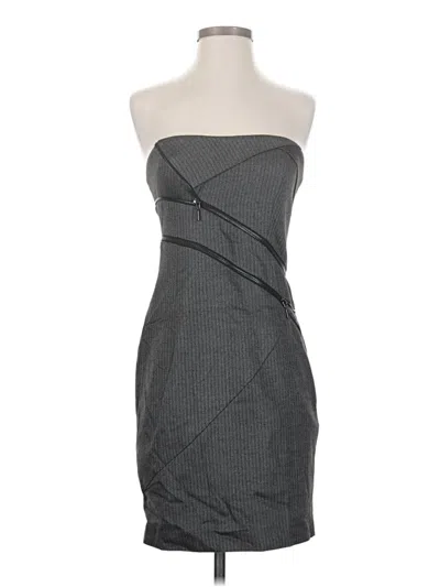 Pre-owned Bebe Cocktail Dress In Gray