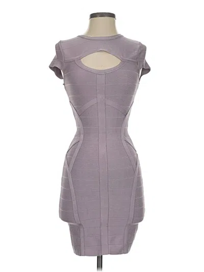 Pre-owned Bebe Cocktail Dress In Gray