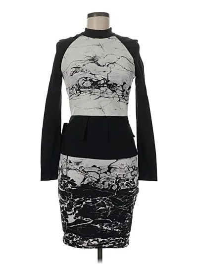 Pre-owned Bebe Cocktail Dress In Gray