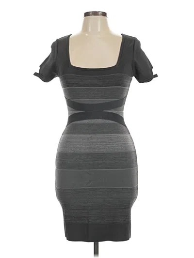 Pre-owned Bebe Cocktail Dress In Gray