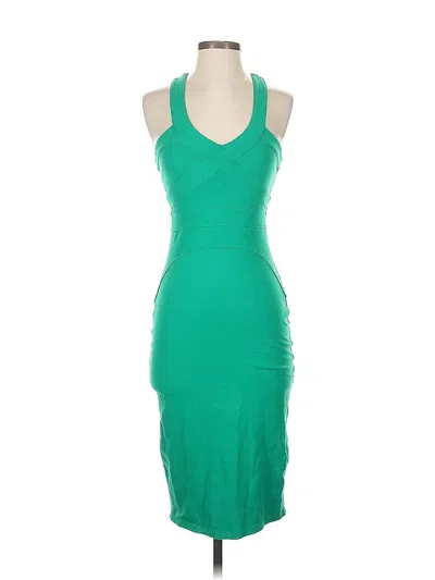 Pre-owned Bebe Cocktail Dress In Green