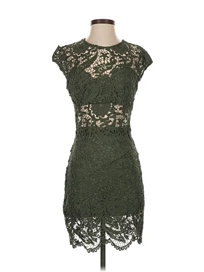 Pre-owned Bebe Cocktail Dress In Green