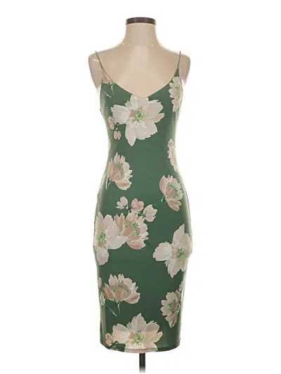 Pre-owned Bebe Cocktail Dress In Green