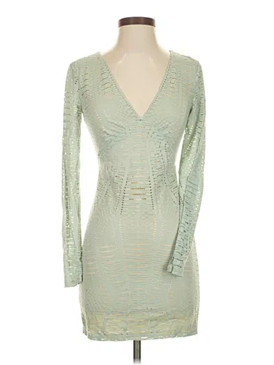 Pre-owned Bebe Cocktail Dress In Green