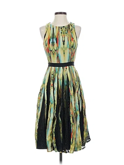 Pre-owned Bebe Cocktail Dress In Green