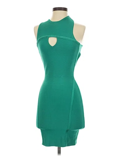 Pre-owned Bebe Cocktail Dress In Green