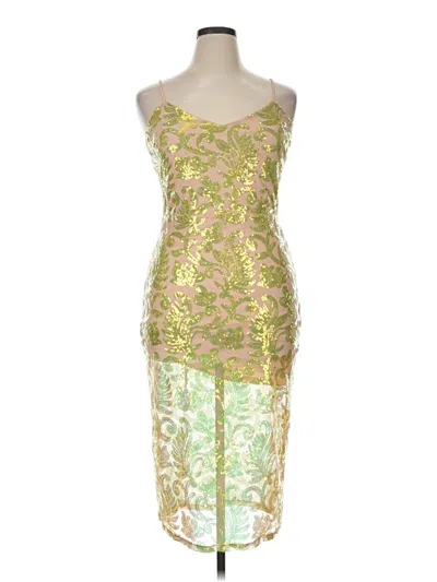 Pre-owned Bebe Cocktail Dress In Green