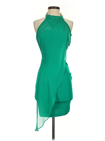 Pre-owned Bebe Cocktail Dress In Green